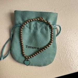 Tiffany & Co. heart tag bead bracelet